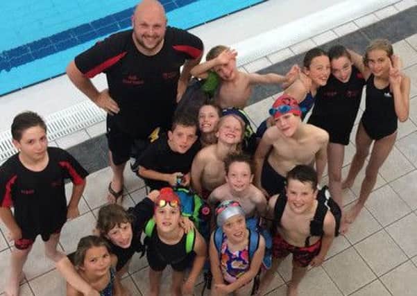 Daventry Dolphins Diddy Team with head coach Rob Sharp.