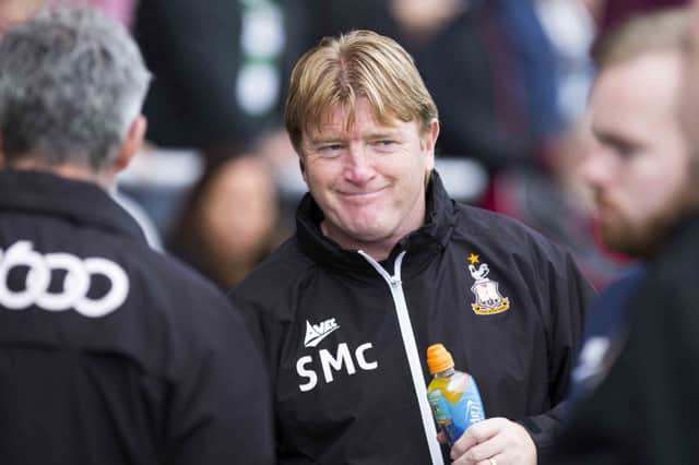 Relief: Bantams boss Stuart McCall. Picture by Kirsty Edmonds