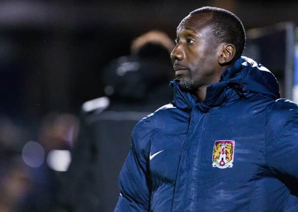 Jimmy Floyd Hasselbaink was pleased with his team's performance in Tuesday's 2-2 draw at Rochdale (Picture: Kirsty Edmonds)
