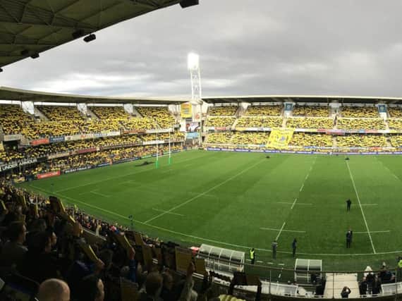 Stade Marcelin Michelin provided the setting for Saturday's game