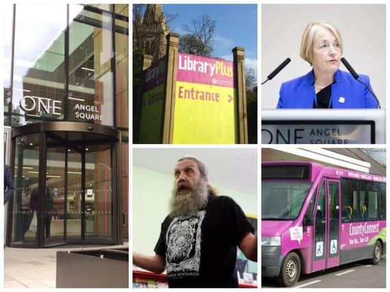 County council cuts could affect libraries, buses and trading standards.